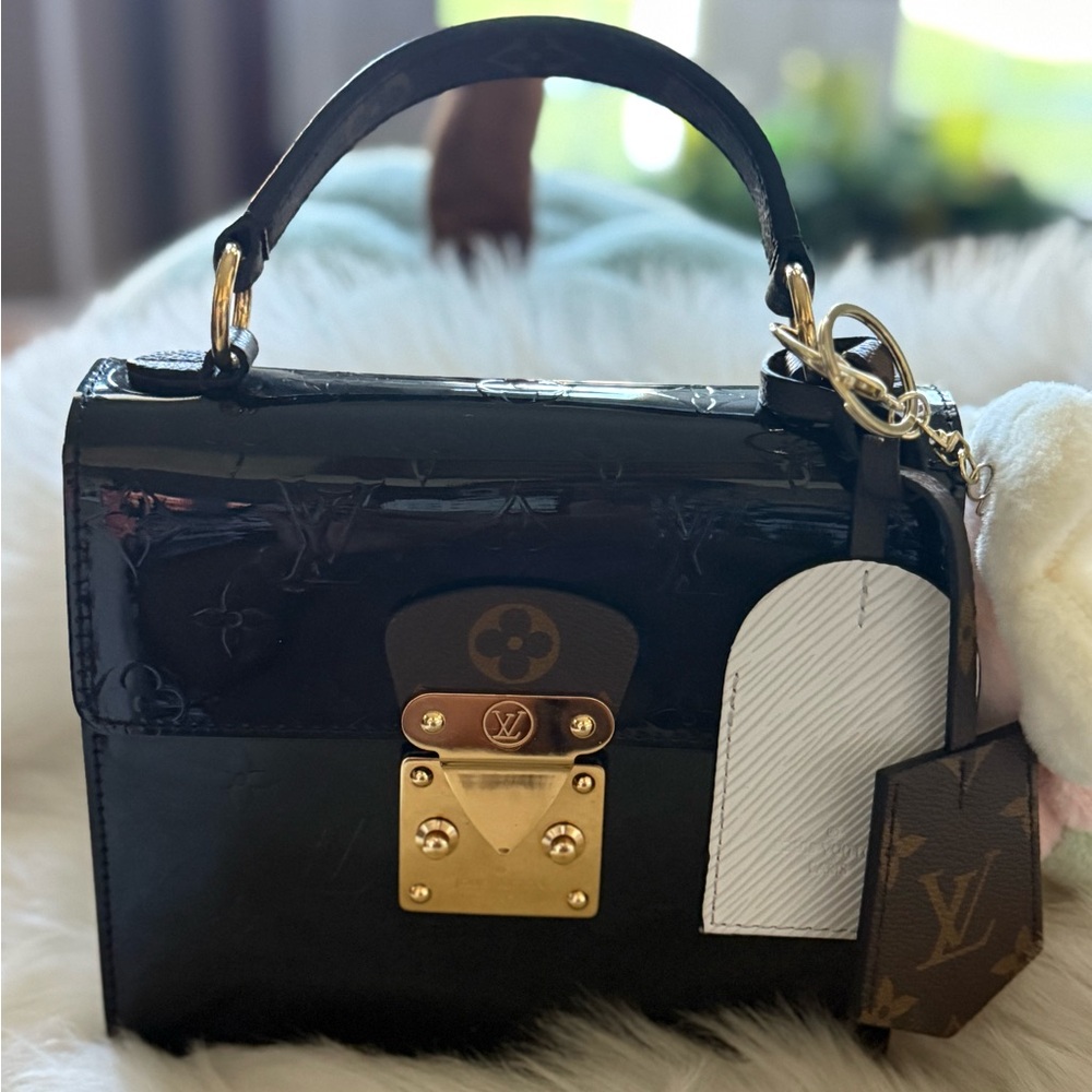 💯AUTHEN LOUIS VUITTON SPRING STREET NM MONOGRAM/VERNIS/EPI SHOULDER  HANDBAG - Picture 8 of 17